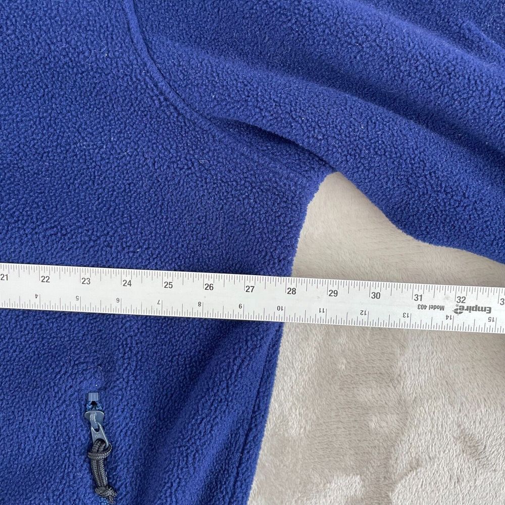 Vintage LL Bean Mountain Deep Pile Fleece Jacket Blue Men XL Full Zip 90's Logo‎ - Picture 10 of 12